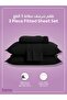 Bedding Fitted Sheet - Fits 180x200 Cm For King Bed - 3 Pcs (1 Fitted Sheet and 2 Pillowcases) - 35 Cm Deep Pocket - Solid Bed Sheet - 3