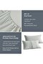 Bedding Fitted Sheet - Fits 120x200 Cm For Twin Bed 2 Pcs (1 Fitted Sheet and 1 Pillowcase) - 30 Cm Deep Pocket - Solid Bed Sheet - 6