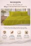 3-Piece Premium Microfiber Bed Sheet Set – Single Size Flat Sheet (180x240 cm) with 2 Pillowcases, Gold - 4