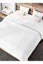 3 Piece Deep Pocketed Fitted Bedsheet Set King Size White Colour, Non allergic Microfiber - 2