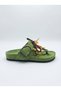 Women's Ss104 Genuine Suede Leather Orthopedic Cork Sole Slippers