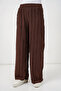 Women's Textured Stretch Knit Pants 1514 - Brown - 4