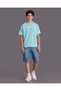 Senior Boys Blue Printed T-Shirt - 2