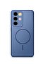 Realme C85 Pro 4G 2025 SilkTouch Premium Matte Silicone Protective with Thin Magsafe Case Cover - 4