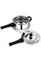 Deluxe Alpha Svachh Stainless Steel Spillage Control Pressure Cooker Silver 3Liters - 3