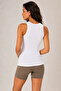Women's 95% Cotton 2-Piece Square Neck Thick Strap Flexible Basic Undershirt - Soft Textured & Breathable Fabric - 3