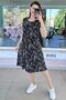 Crew Neck Viscose Dress 6Y051