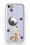 iPhone 6 / 6S Compatible Disco Ball Pattern Transparent Phone Case