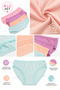 4-Piece Cotton Slip Panties with Lace, Lycra, Flexible and Soft - 2