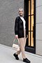 Floral Detailed Openwork Knitted Knitwear Cardigan - Black - 5