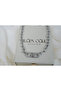 Kol511 Stone Buckle t Model Zircon Stone Clip Chain Silver Necklace