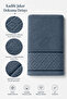 Hand and Face Towel 50X90 cm Partial Velvet Jacquard Nova - 3
