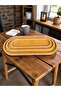 3-Piece Natural Wooden Oval Snack Bowl Presentation Set Breakfast Set Serving Set
