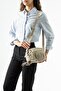 Cross Strap Ultra Light Multi-Pocket Shoulder Bag Beige Model: (571-7m) - 2