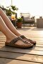 Women's Mink Flip-Flops – Casual Comfortable Summer Slippers with Adjustable Buckle - 2