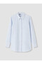 Lcw Everyday Blue Striped Poplin Women's Shirt Tunic