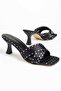 Monza Polka Dot Women's Heeled Slippers - 3
