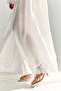Lace-trimmed smocked skirt - 5