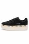 Women's Black High Sole Casual Sports Shoes Snekars Lfn-890 - 3