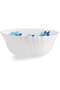 Opalware Dazzle Blue Swirl Dinner Set, 35Pcs, White - 8