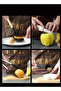 12 Pcs Kitchenware Set Kitchen Cooking Utensils Set Heat-resistant Silicone Tool Set with Wooden Handle Non-Stick Spoon Kitchen Utensils Cooking Kitchen Tool Set(Black) - 7