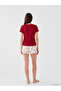 Vizyon New Season Printed Women's Shorts Pajama Set - 4