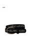 Studded Belt with Stitching Detail - 2