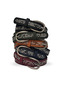 Studded Belt with Stitching Detail - 3