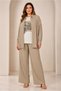 Shirt Collar Triple Pants Suit 21013 - 2
