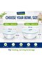 Glass Mixing Bowl 2000ml, Large Airtight Glass Mixing Bowl BPA Free Microwave Freezer Safe MBCB-200 - 2