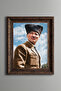 Mustafa Kemal Atatürk - Vintage Patterned Painting - Thick Model