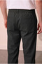 Men's Relaxed Fit Double Pleated Elastic Waist Trousers - 5