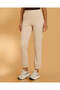 Women Beige Straight Leg Joggeres