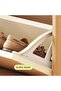 3-Tier Flip-Top Shoe Cabinet, Ultra-Thin Entryway Shoe Cabinet, 80×17×120 Cm - 2