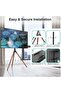 Modern Easel TV Stand with Tripod Base for 45-65 inch LED LCD OLED TV, 180°Swivel Portable TV Mount - 3