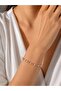 Square Zircon Stone Gold Color Women's Bracelet - 2