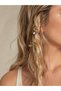 Set of 15 Gold Hair Hoops – Chain Detailed Hair Hoops – Bohemian Braided Hair Accessory with Sea Figures – Festival and Beach Hair Jewelry - 8