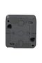 Schneider mureva ip55 grounded single socket gray, child protected, surface mounted. - 4