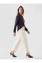 Lcw grace brown crew neck embroidered blouse - 2