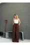 Women's Muslin Fabric Cotton Relaxed Fit Casual Trousers - 3