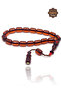 Brown Capsule Cutting System Tasseled Efe Mascot Fire Amber Prayer Beads 201025674