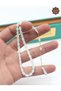 White Opal Stone Capsule Cutting System Tasseled Natural Stone Prayer Beads 201025690 - 2
