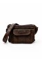 Viatox Vs 001 Women's Soft Textured 7-Compartment Crossbody Shoulder Bag Brown - 7