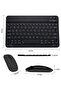 Arabic and English Bluetooth Keyboard and Mouse Combo Ultra Slim Portable Compact Wireless Set - 6