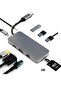 10-in-1 USB C Hub to HDMI 4K Adapter with VGA, 100W PD Charging, USB 3.0/2.0, Gigabit Ethernet