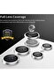[5 in 1] Camera Lens Protector for Samsung S23 Ultra, Scratch-Resistant, Silver - 2
