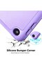 Smart Folio Soft TPU Protective Case Cover with Apple Pencil Holder for iPad 8th/7th Gen - 4