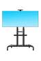 Rolling TV Stand with Lockable Wheels for 55-80 Inch Plasma LCD LED Flat or Curved Screen TVs