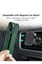 TPU Rubber Silicone Protective Phone Case for iPhone 15 Pro - Dark Green - 3
