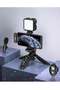 Professional Vlogging Kit – Remote Control, Foldable Tripod, LED Lamp, & Wireless Lavalier Microphone for iPhone - 4